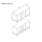 Rack Legno 1200x630x400mm Movelbento