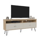 Rack Liberty Carvalho/off White Para Tv Até 60 Polegadas Com