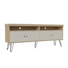 Rack Liberty Carvalho/off White Para Tv Até 60 Polegadas Com