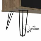 Rack Liberty Marrom E Preto 160 Cm