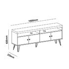 Rack Liberty Para Tv Até 60 Polegadas 1,60m Artely