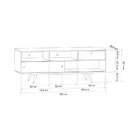 Rack Lille Branco 162 Cm