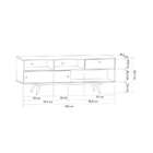 Rack Lille Grafite E Rosé 162 Cm