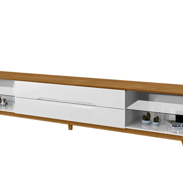 Rack Limit 2,18 Branco/nature - Tebarrot Móveis