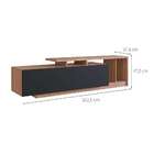 Rack Linea 2 Pt Montana E Preto 162 Cm