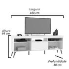 Rack Linea Retrô - Branco - Rpm Móveis