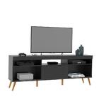 Rack Linea Retrô - Preto - Rpm Móveis