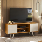 Rack Lisboa Tvs Até 55” 395139 Cinamomo Off White Madetec