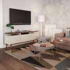 Rack Liverpool Ii 3 Gv Off White Com Freijó Touch 180 Cm