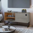 Rack Loft 1,20 Lopas Cinza/rovere Nat