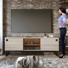 Rack Loft 180 para TV até 60" Lopas Rovere Naturale/Off White