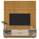 Rack Los Angeles Com Painel Ripado Modular 2.2 E Prateleira L