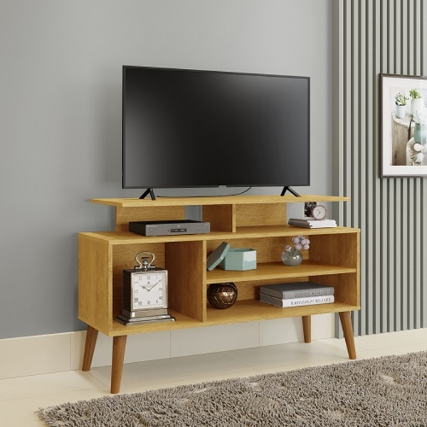 Rack Lyon 1.1 Naturalle/off White – Carmolar Móveis