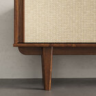 Rack Madeira 175 Cm Retrô 2 Gavetas Tv 75 Castanho Simona