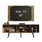 Rack Madesa Cairo E Painel Para Tv Até 58 Polegadas Com Pés D