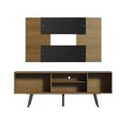 Rack Madesa Cairo E Painel Para Tv Até 58 Polegadas Com Pés D