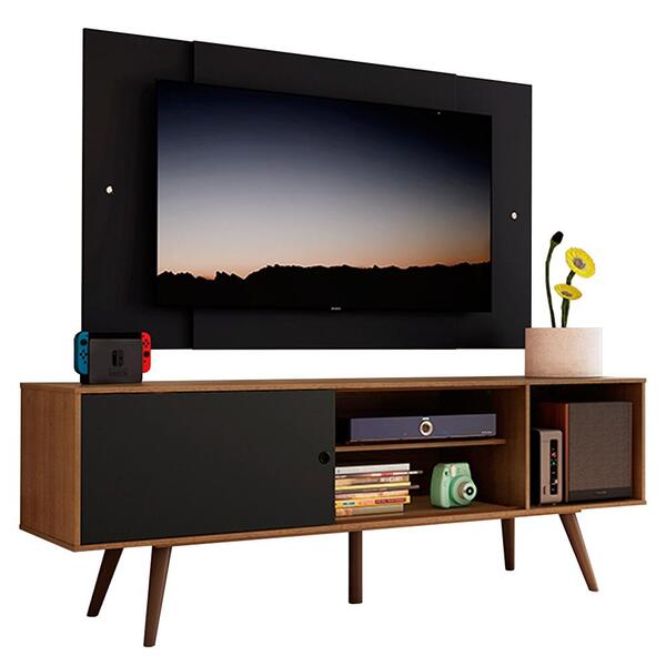 Rack Madesa Cairo E Painel Para Tv Até 58 Polegadas Com Pés D