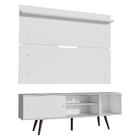 Rack Madesa Cairo E Painel Para Tv Até 65 Polegadas Com Pés D