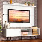 Rack Madesa Cairo E Painel Para Tv Até 65 Polegadas Com Pés D