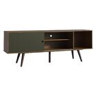 Rack Madesa Cairo Para Tv Até 65 Polegadas Com Pés De Madeira