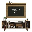 Rack Madesa Cancun Com Pés E Painel Para Tv Até 65 Polegadas