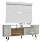 Rack Madesa Cancun Com Pés E Painel Para Tv Até 65 Polegadas