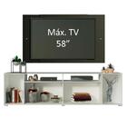 Rack Madesa Cancun E Painel Para Tv Até 58 Polegadas - Branco