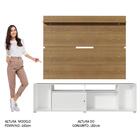 Rack Madesa Cancun E Painel Para Tv Até 65 Polegadas - Branco