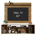 Rack Madesa Cancun E Painel Para Tv Até 65 Polegadas - Rustic