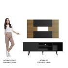 Rack Madesa Dubai Com Pés E Painel Para Tv Até 58 Polegadas -