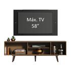 Rack Madesa Dubai Com Pés E Painel Para Tv Até 58 Polegadas -