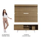 Rack Madesa Dubai E Painel Para Tv Até 65 Polegadas Com Pés -