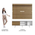 Rack Madesa Dubai E Painel Para Tv Até 65 Polegadas Com Pés -