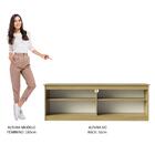 Rack Madesa Pequim Para Tv Até 65 Polegadas - Carvalho