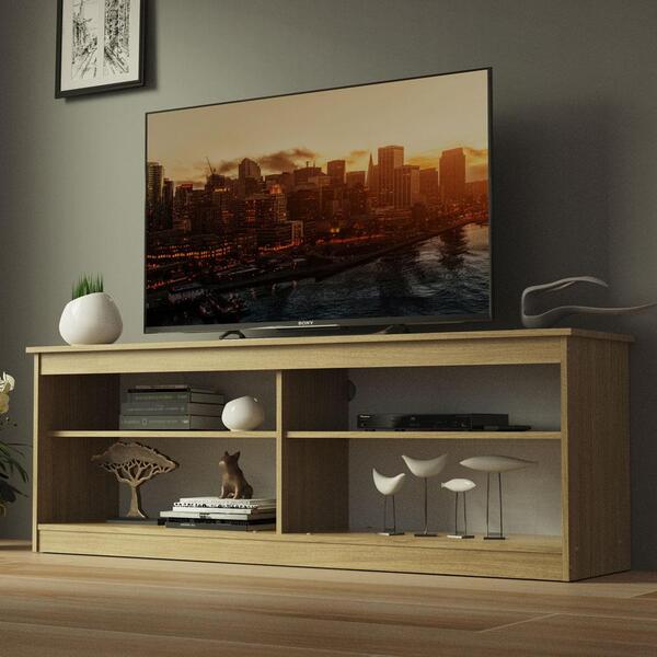 Rack Madesa Pequim Para Tv Até 65 Polegadas - Carvalho