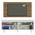 Rack Madesa Udine E Painel Para Tv Até 55 Polegadas Com Pés