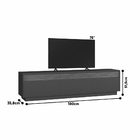 Rack Madrid 2 Gavetas Para Tv Até 75 Polegadas Detalhe Ripado