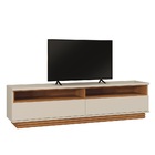 Rack Madrid 2 Gavetas Para Tv Até 75 Polegadas Detalhe Ripado