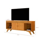 Rack Madrid 2 Portas Detalhe Ripado - Mavaular Naturale