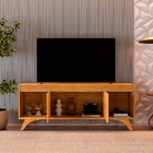 Rack Madrid 2 Portas Detalhe Ripado - Mavaular Naturale