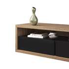 Rack Magnific Carvalho E Preto 135 Cm