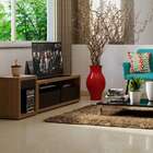 Rack Magnific Carvalho E Preto 135 Cm