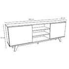 Rack Malaga Branco 160 Cm