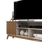 Rack Malbec Para Tv Até 55" Off White Freijó