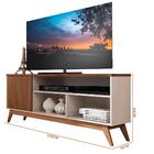 Rack Malbec Wood 1.36 Off White/freijó - Giga Móveis