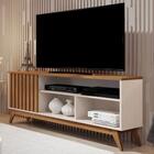 Rack Malbec Wood Ripado Tv 52" Nicho Decorativo Prateleira Or
