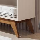 Rack Malbec Wood Ripado Tv 52" Nicho Decorativo Prateleira Or