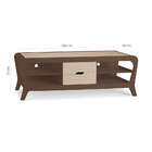 Rack Marley Marrom Escuro E Marrom Claro 160 Cm