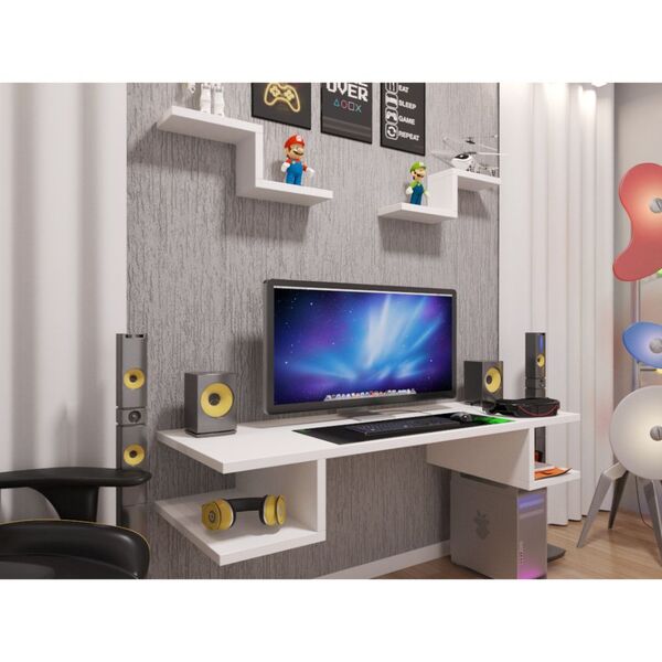 Rack Mesa Para Computador Suspensa