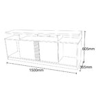 Rack Milan E Painel Extensivo Real Freijó/off White